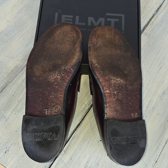 Florsheim Imperial Mens Burgundy Leather Penny Loafer Dress Shoes Size 8.5 D - Picture 6 of 6